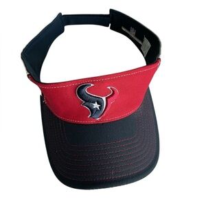 NFL Red and Navy Visor